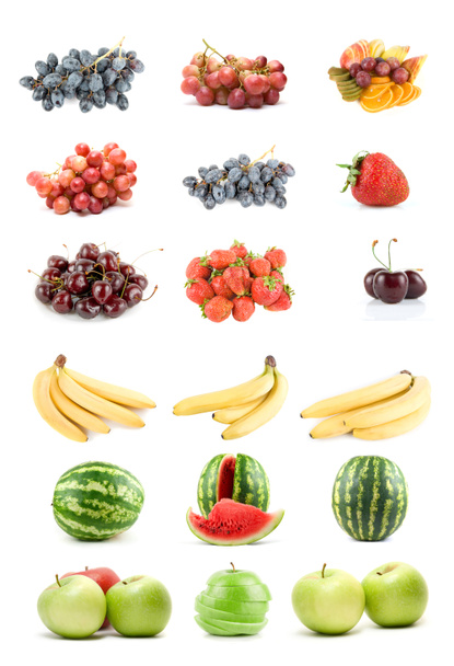 zestaw owoców i warzyw - Zdjęcie, obraz