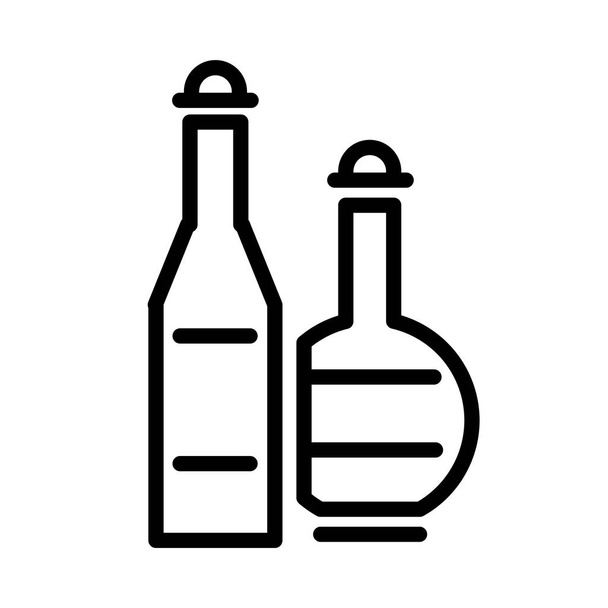 Symbolvektor für Alkoholkonsum - Vektor, Bild