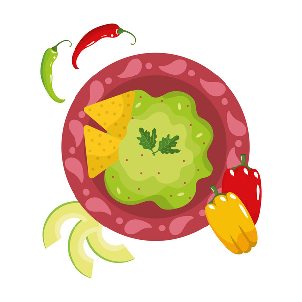 meksykańskie jedzenie kreskówka - Wektor, obraz