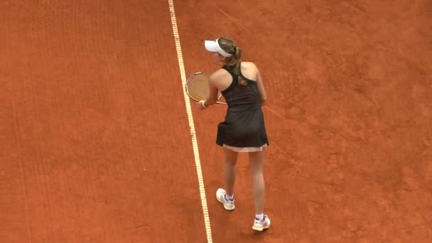 Girl tennis play - Footage, Video