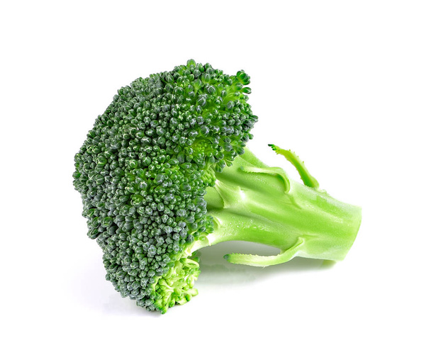 Brócoli sobre fondo blanco
 - Foto, imagen