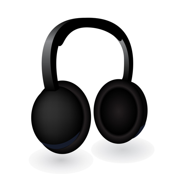 Professional icon of the headphones for your site. Vector - Vektör, Görsel