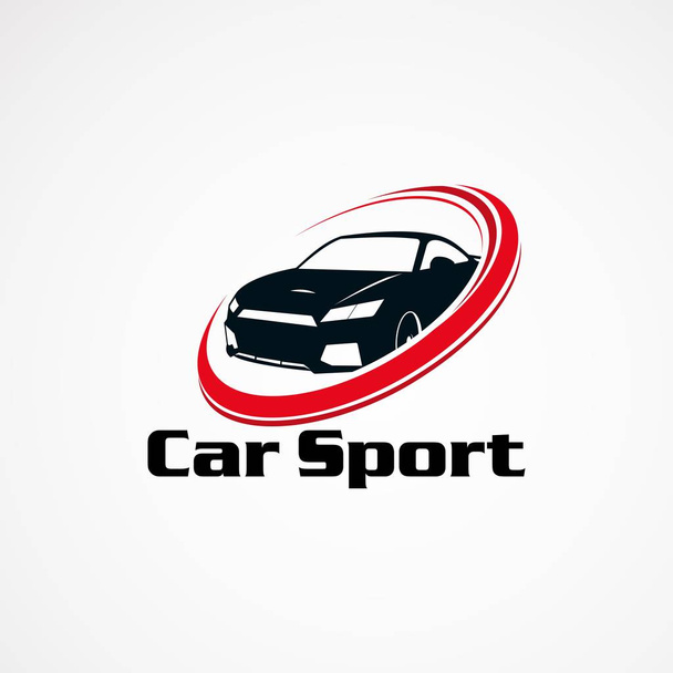 carro esporte logotipo projeta conceito, ícone, elemento e modelo para a empresa
 - Vetor, Imagem