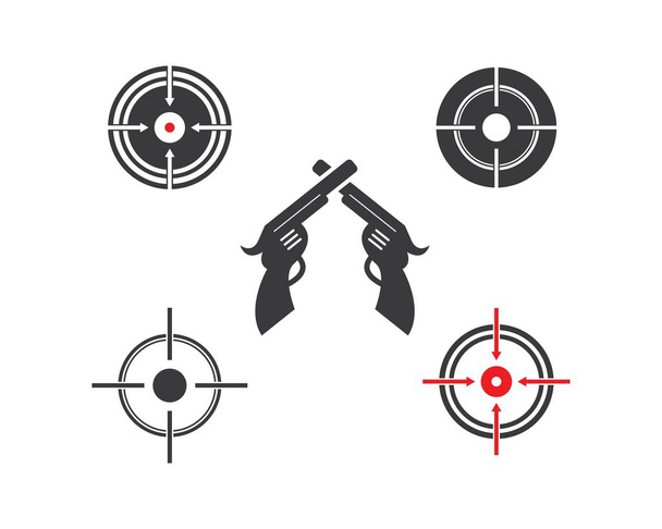 вектор значка цели оружия
 - Вектор,изображение