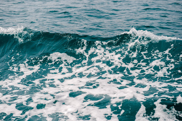 Closeup of ocean wave for background - Foto, imagen