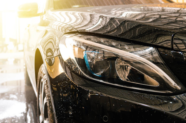 bulles de lavage de voiture
 - Photo, image