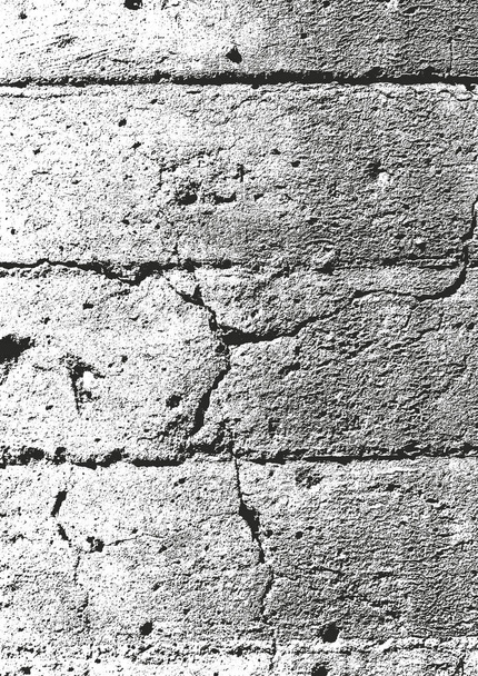 Tísnivá překrytí textury popraskaného betonu - Vektor, obrázek
