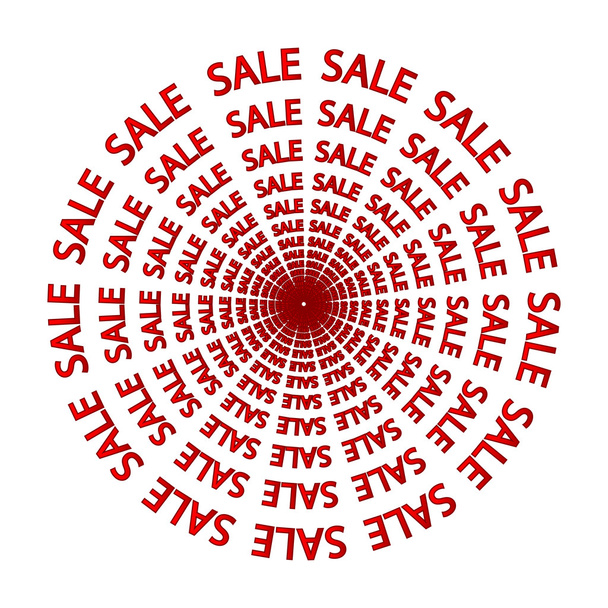 slovo "prodej" se nachází na kruhu - Vektor, obrázek