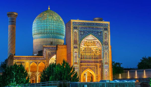 Guri Amir, een mausoleum van de Aziatische veroveraar Timur in Samarkand - Foto, afbeelding