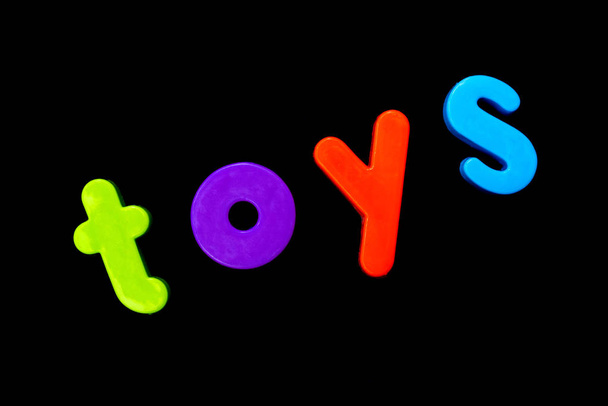 The word TOYS - Foto, afbeelding