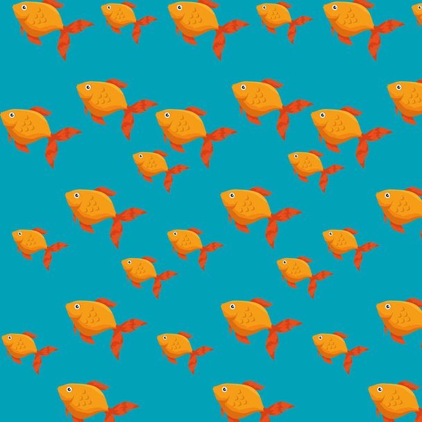 couleurs mignonnes poissons personnages de modèle
 - Vecteur, image