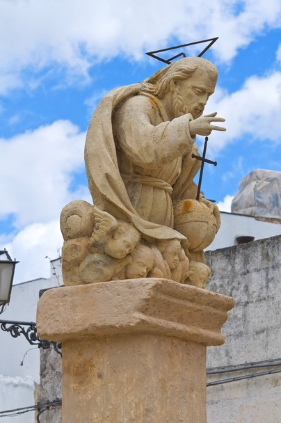 Statue de Padre Eterno. Presicce. Pouilles. Italie
. - Photo, image