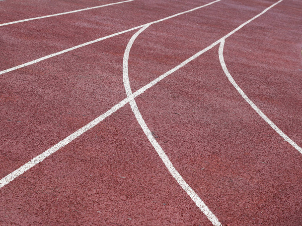 Running track at the stadium. - Photo, Image