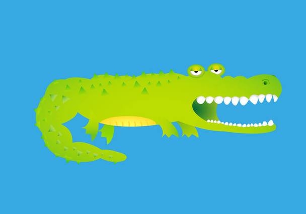 Krokodýlí ilustrace pro děti-vektor - Vektor, obrázek