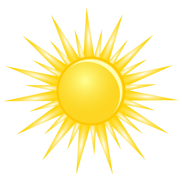 Icono del sol
 - Vector, Imagen