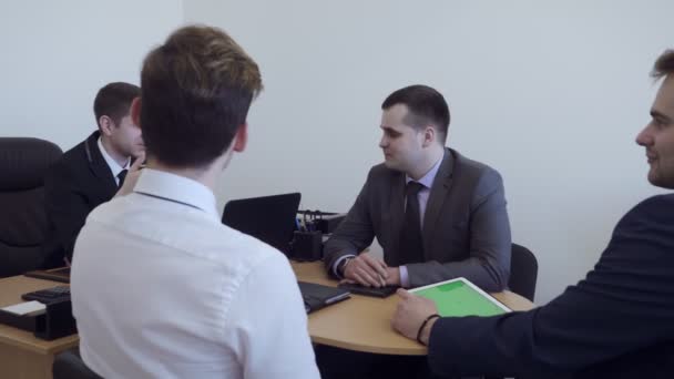Young business people group have meeting in the office. - Footage, Video