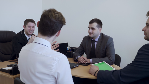 Young business people group have meeting in the office. - Footage, Video