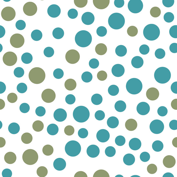 Abstract simple circles seamless pattern. Minimalistic elements wallpaper. - Vector, Image