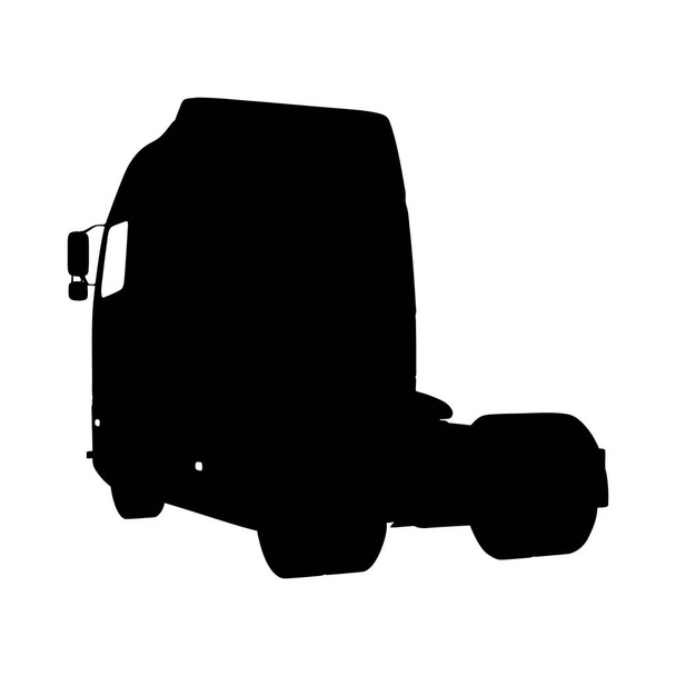 Truck Silhouette - Vector, Image