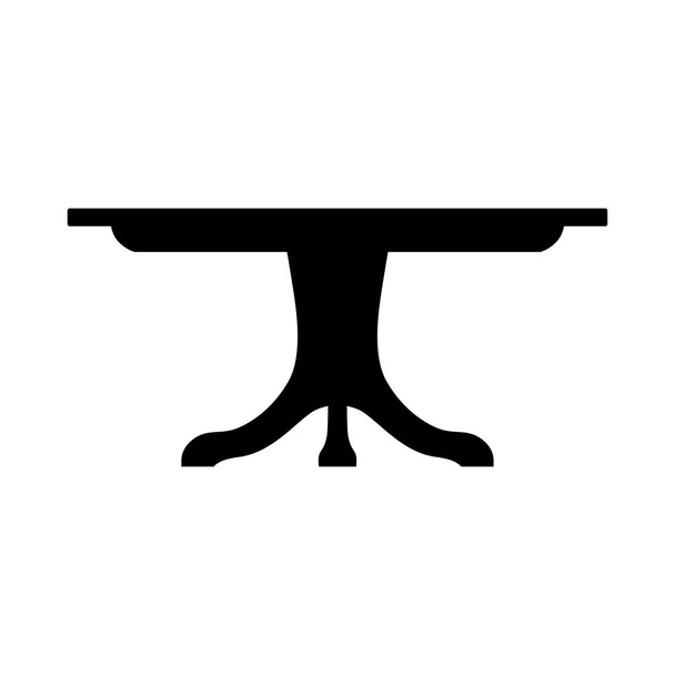 Silueta de mesa
 - Vector, imagen