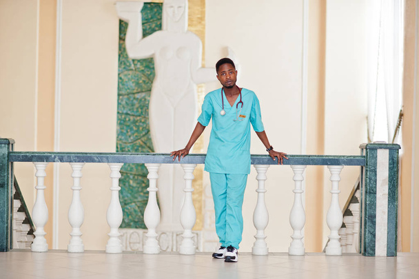 Professional african male doctor at the hospital. Medical health - Valokuva, kuva