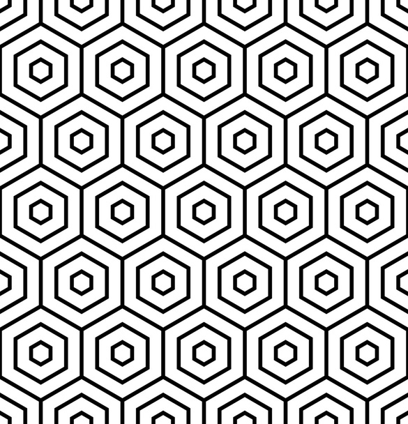 Hexagons texture. Seamless geometric pattern. - Vector, Image