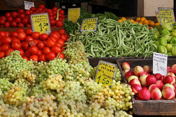 Organic market stall - Photo, Image