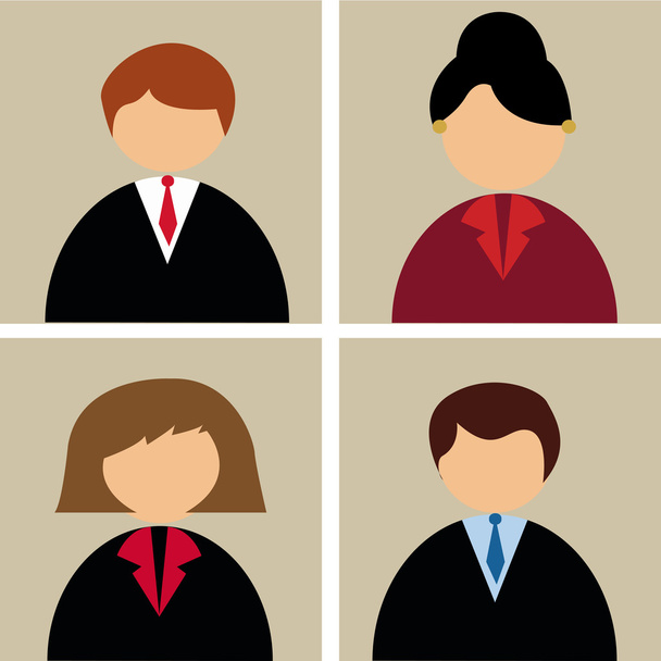 business workers - Vector, Image