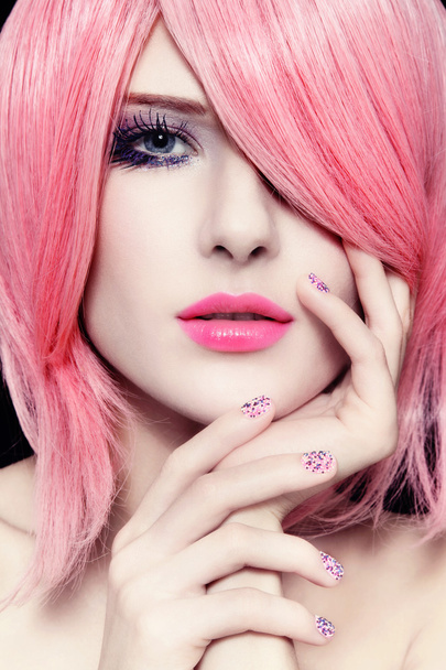 Hair and manicure - Foto, Imagen