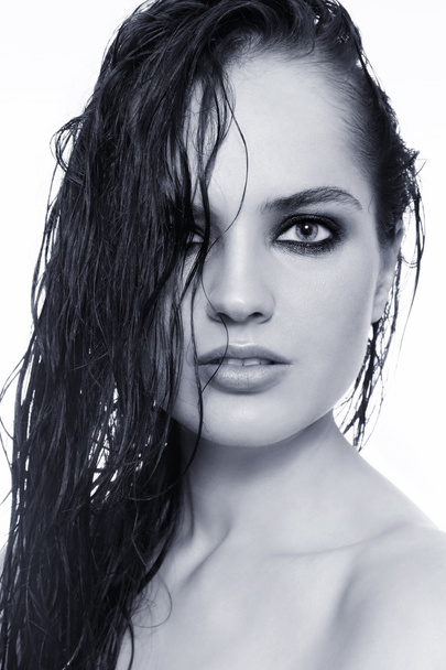 Wet hair - Foto, Bild