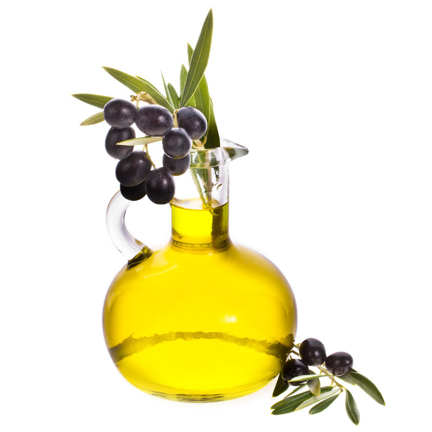 małe butelki z oliwy z oliwek - Zdjęcie, obraz