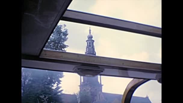 v roce 1970 památky Amsterdamu - Záběry, video