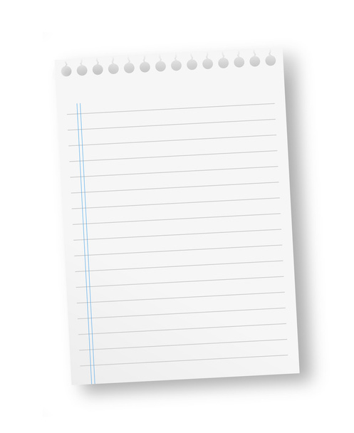 Лист бумаги с линиями
 - Фото, изображение