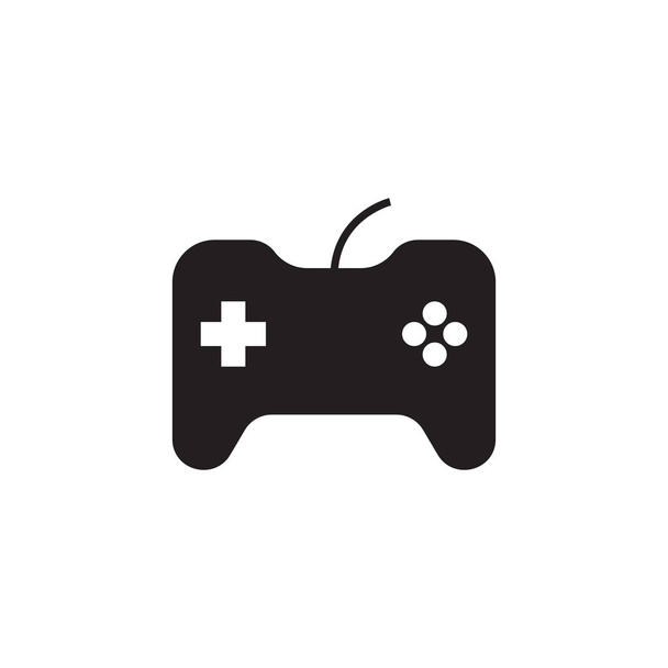 Ikona wektorowa joysticka, symbol konsoli do gier. Prosta, Płaska konstrukcja f - Wektor, obraz
