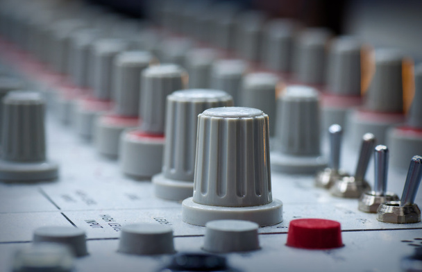 Audio mixing board - Photo, Image