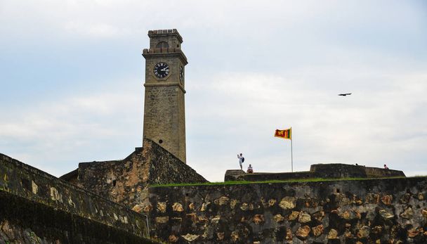 Galle Fort clock tower in Sri Lanka  - Photo, image