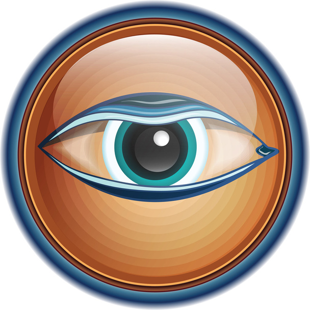 Кнопка очей
 - Вектор, зображення