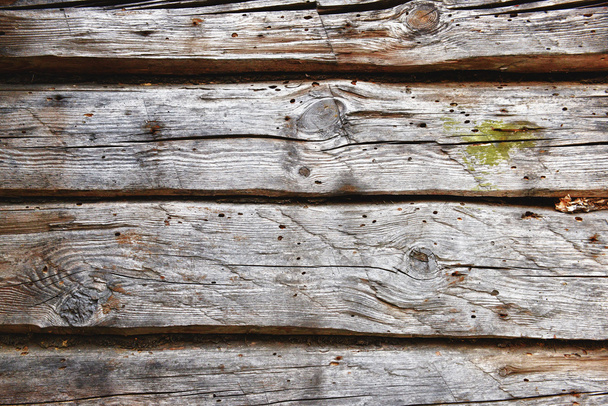 Brown wooden wall - Foto, afbeelding