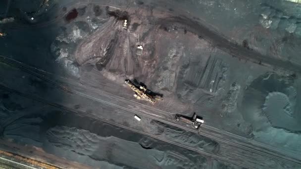 důlní průmysl otevřený v uhelném průmyslu - Záběry, video