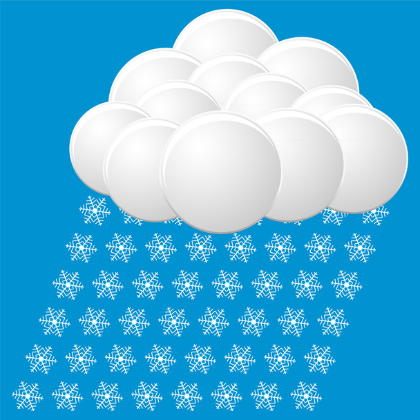 Snow icon. vector - Vector, Image