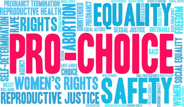 Pro-Choice Word Cloud - Vector, Image