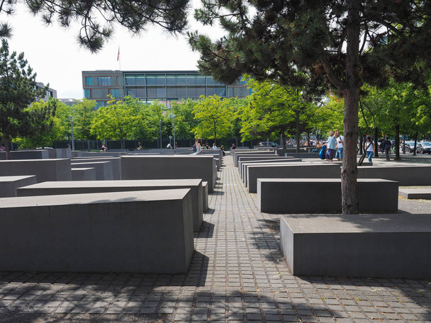 Berlin 'deki Soykırım Anıtı - Fotoğraf, Görsel