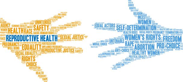 Reproductive Health Word Cloud - Vector, Image