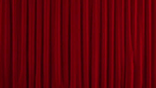 piros színházi függöny - Felvétel, videó