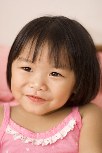 Portrait of a little Asian girl - 写真・画像