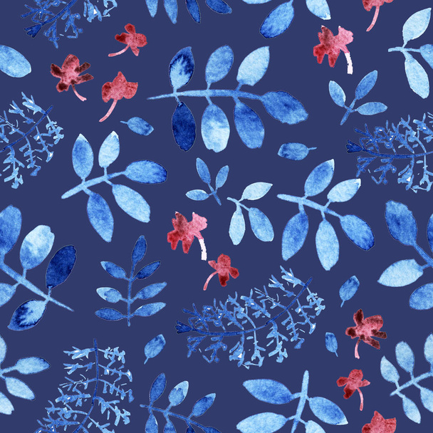 Watercolor floral pattern - Foto, Imagem