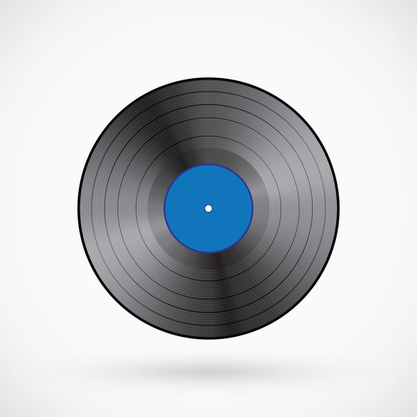 Retro Vinyl Record - Vector, afbeelding