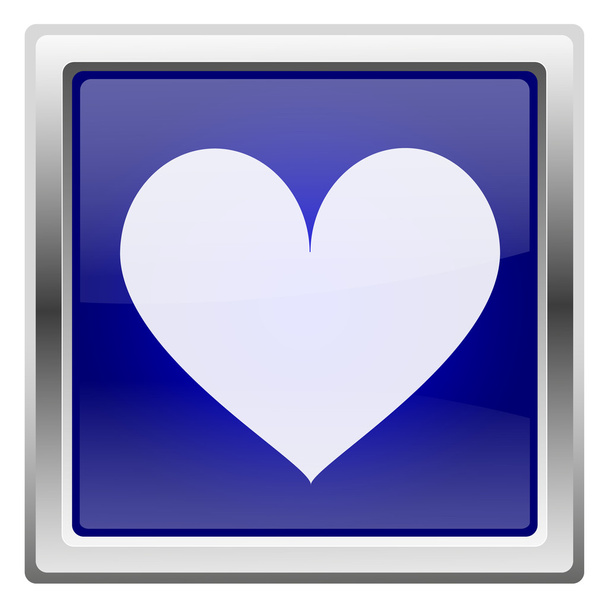 Blue shiny icon - Foto, Imagem