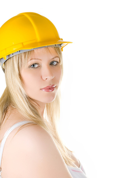 Mulher de construção
 - Foto, Imagem