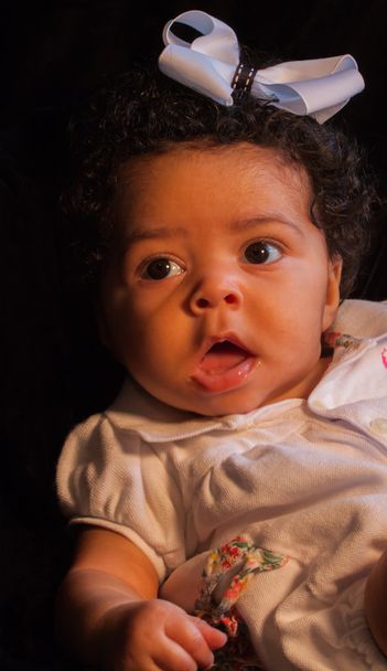 baby gemengde Afrikaanse Amerikaanse baby - Foto, afbeelding